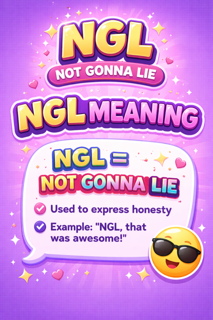 What Does “NGL” Mean in Text? The Complete 2026 Guide to the NGL Meaning in Text, Chat, and Social Media