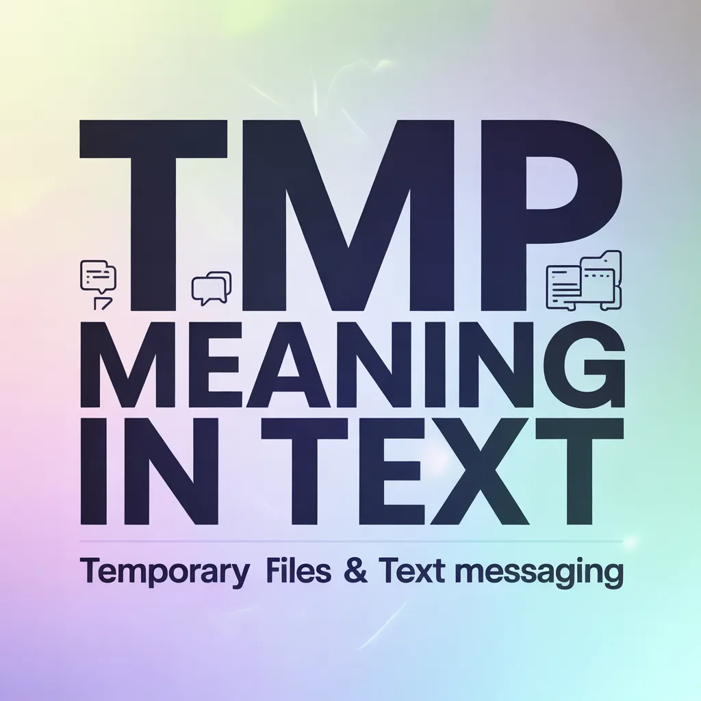 TMP Meaning in Text (2026 Guide): Definition, Real Usage, Tone, and Smart Communication Tips