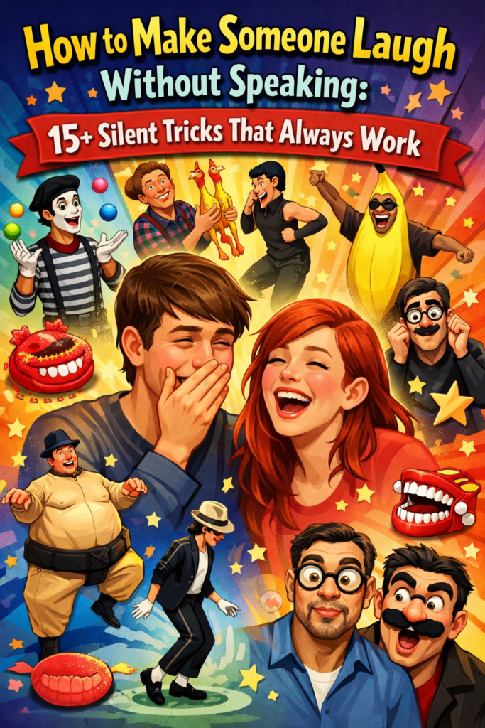 How to Make Someone Laugh Without Speaking: 15+ Silent Tricks That Always Work