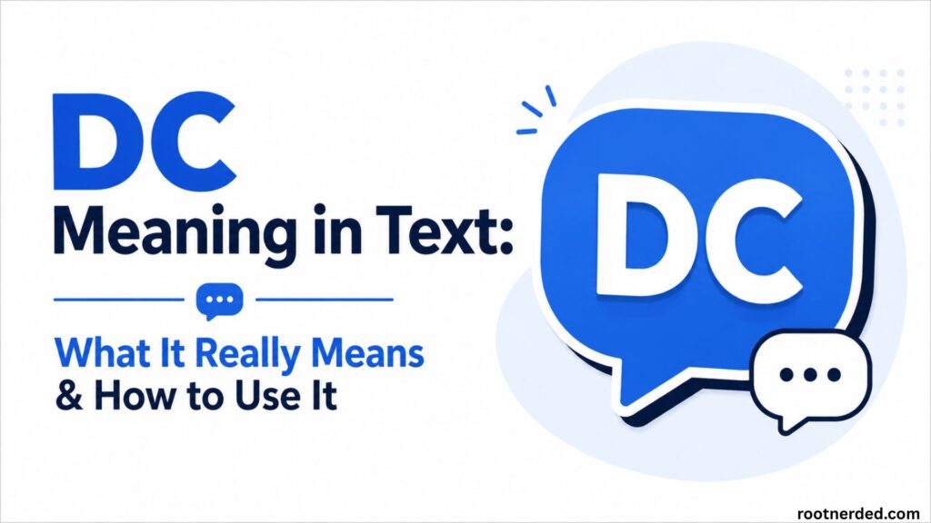 DC Meaning in Text