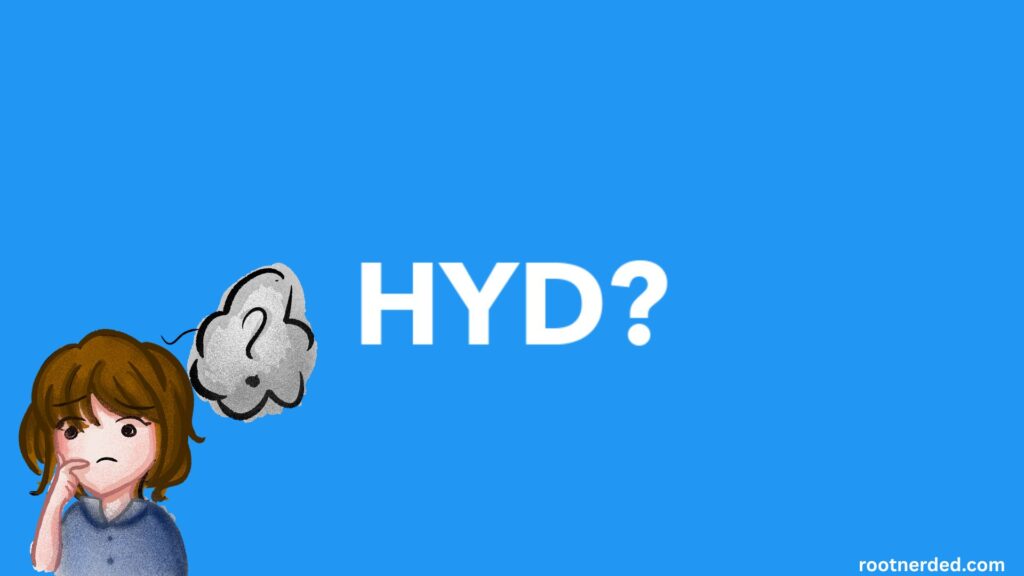 HYD Meaning in Text