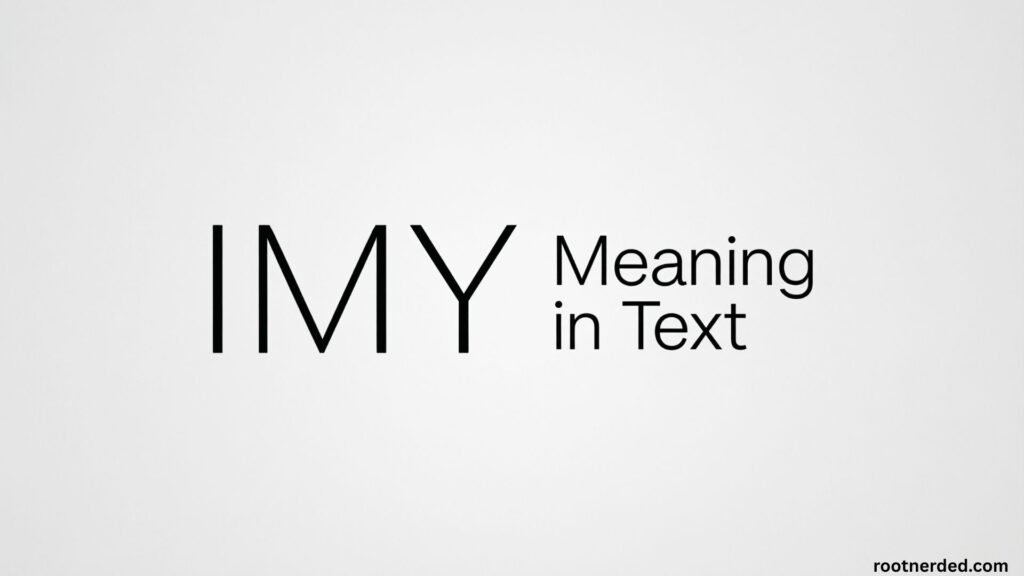 IMY Meaning in Text