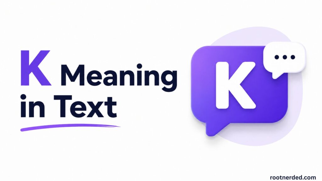 K Meaning in Text