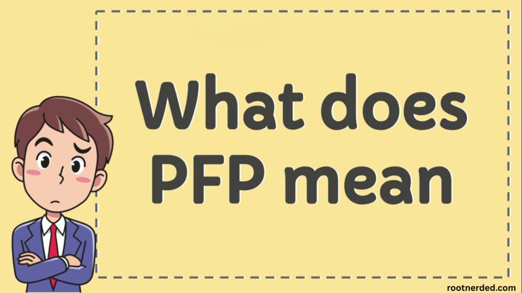 PFP Meaning in Text