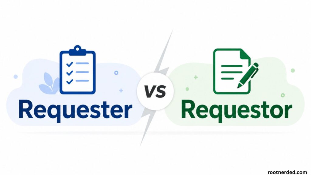 Requester vs Requestor