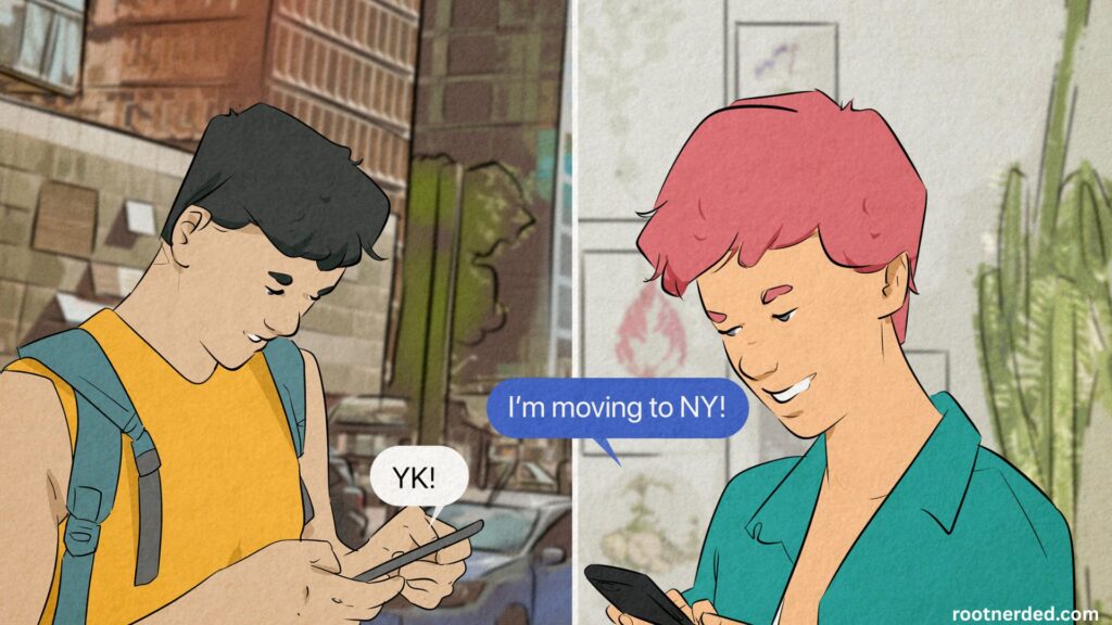 YK Meaning in Text